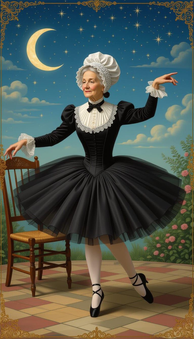 Whistler's Mother Dances Ballet in Fairyland