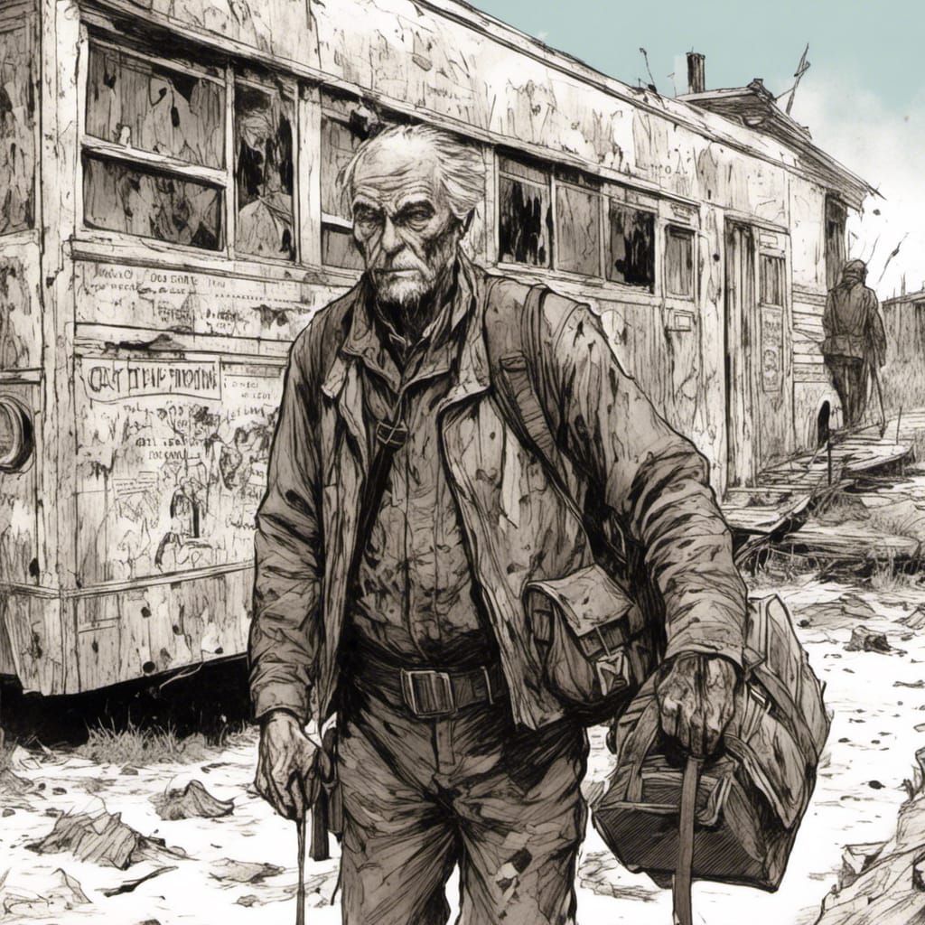 Drifter: Man Prepares to Leave the City