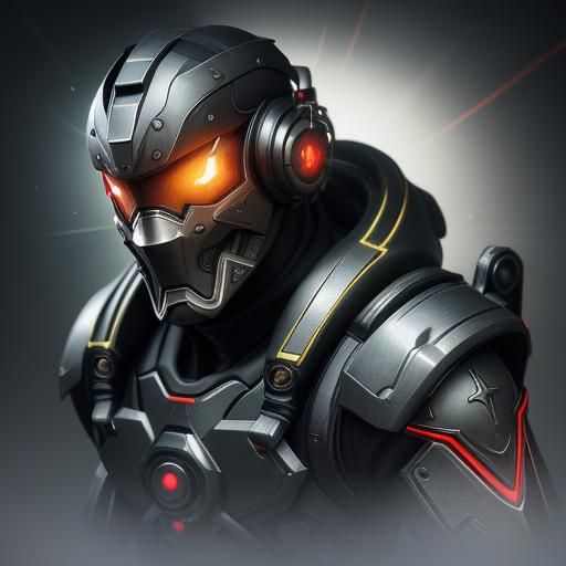 Genji Overwatch Cyberpunk Cityscape in Hyperreal 3D