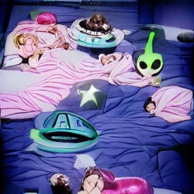 Anime Style Alien Slumber Party