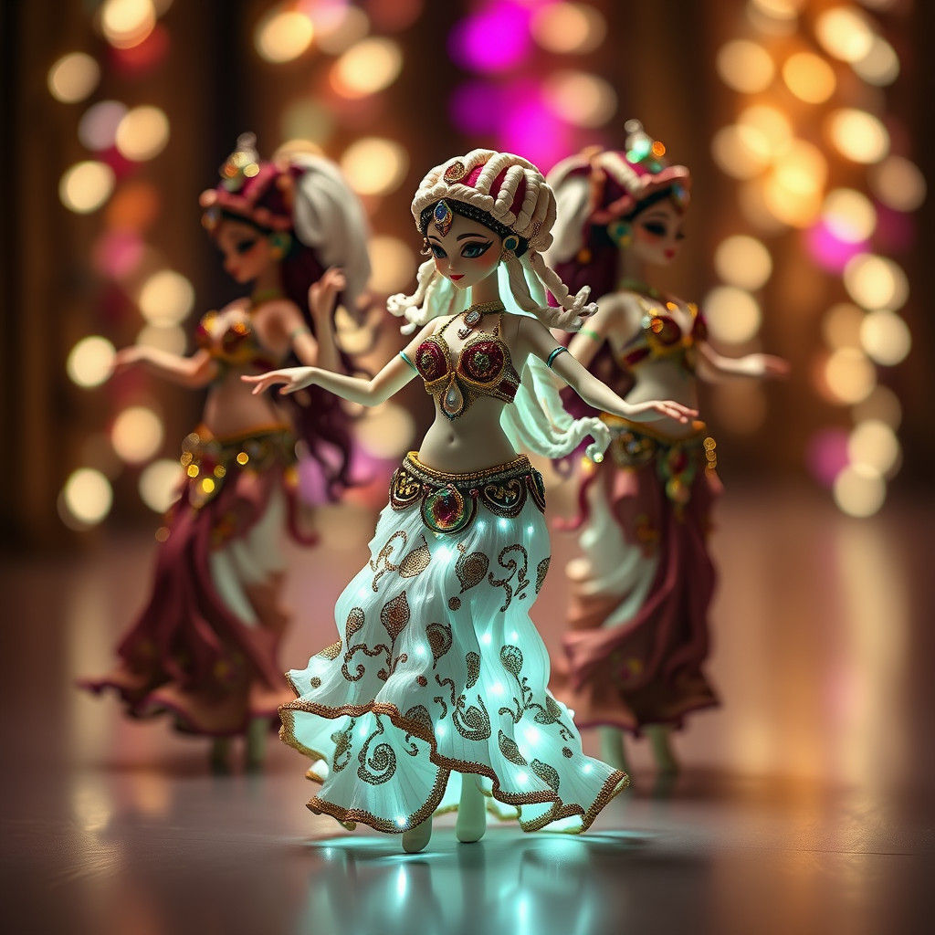LED Belly Dancers in Groovepunk Style