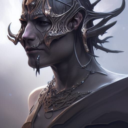 Morgoth Portrait in Hyperdetailed Digital Art Style