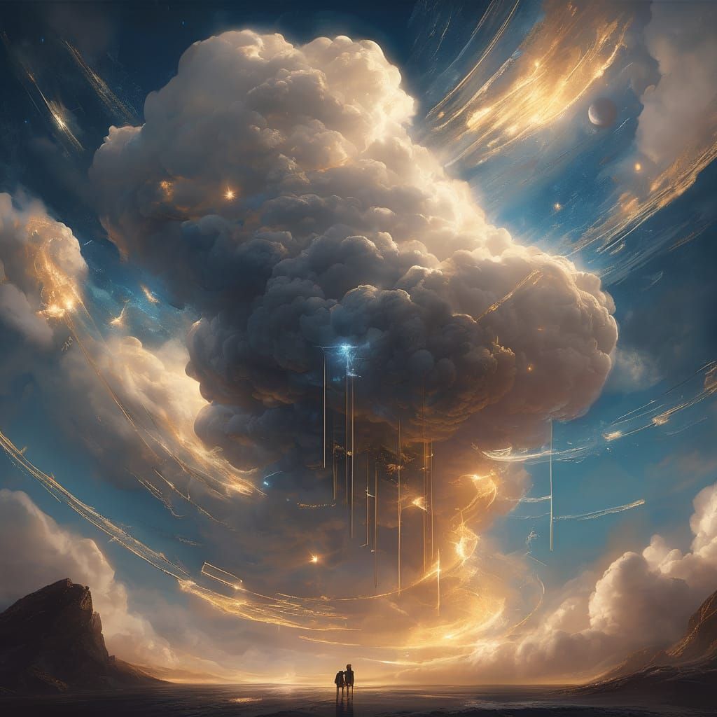 Five Names Etched in Celestial Clouds