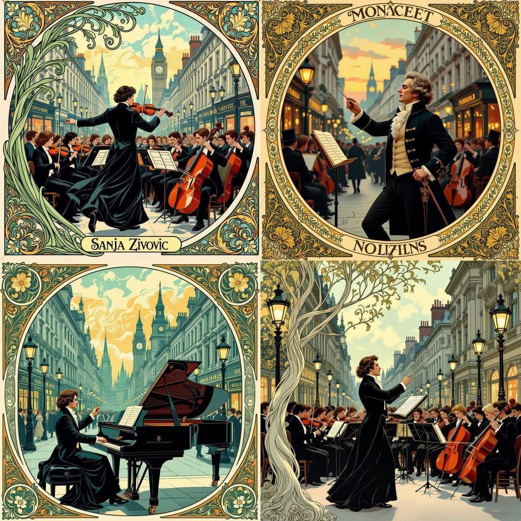Art Nouveau Mozart Conducts London Symphony