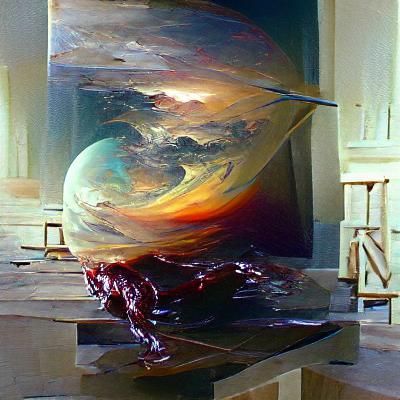 Oil Painting in the Style of James Gurney