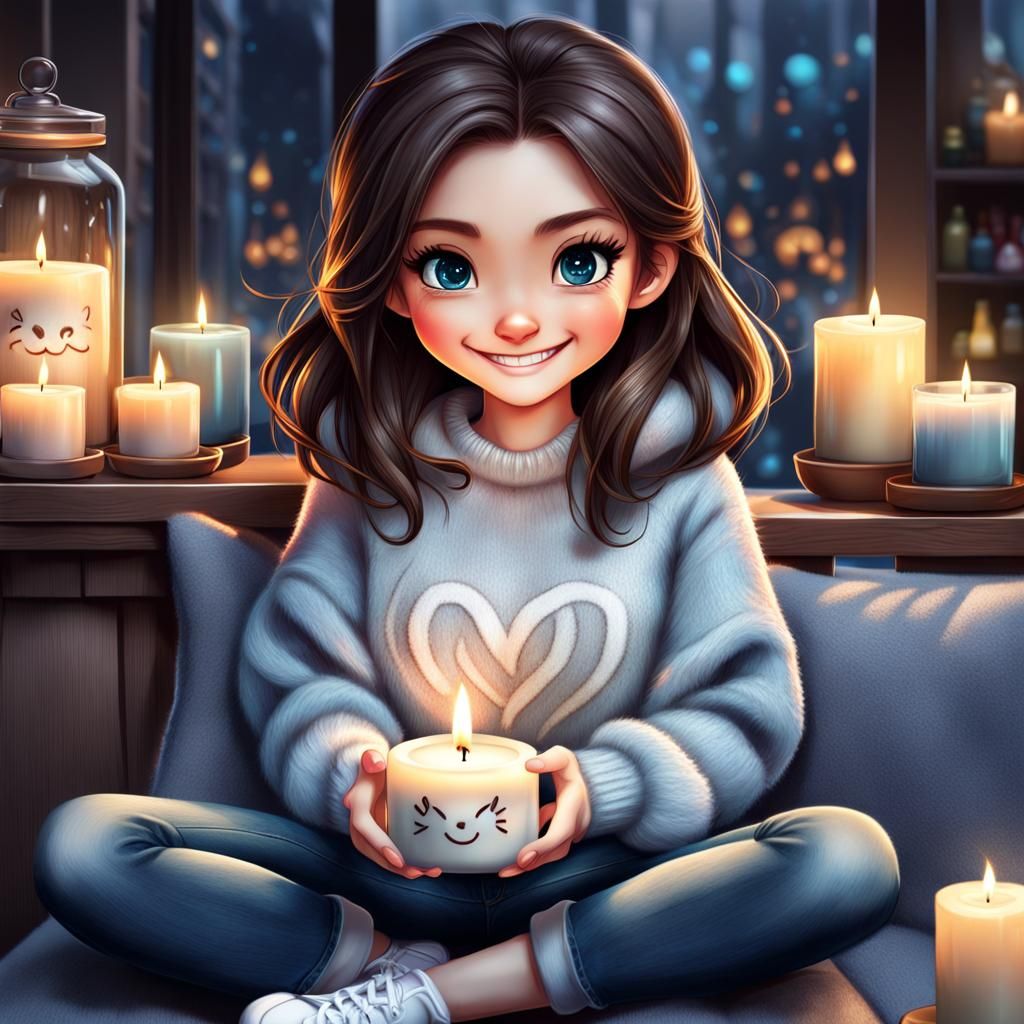 Candle girl.