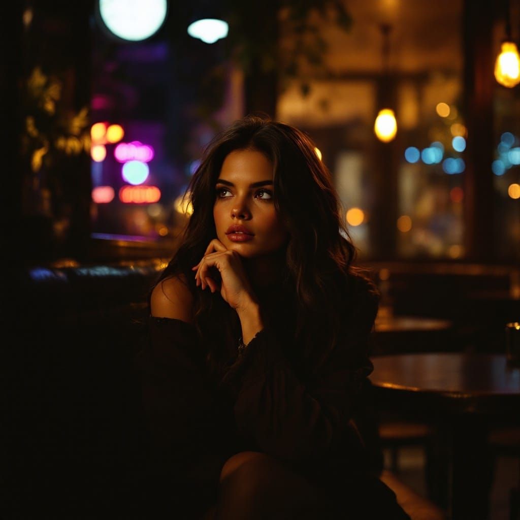 Victoria Justice in Moody Cinematic Portrait