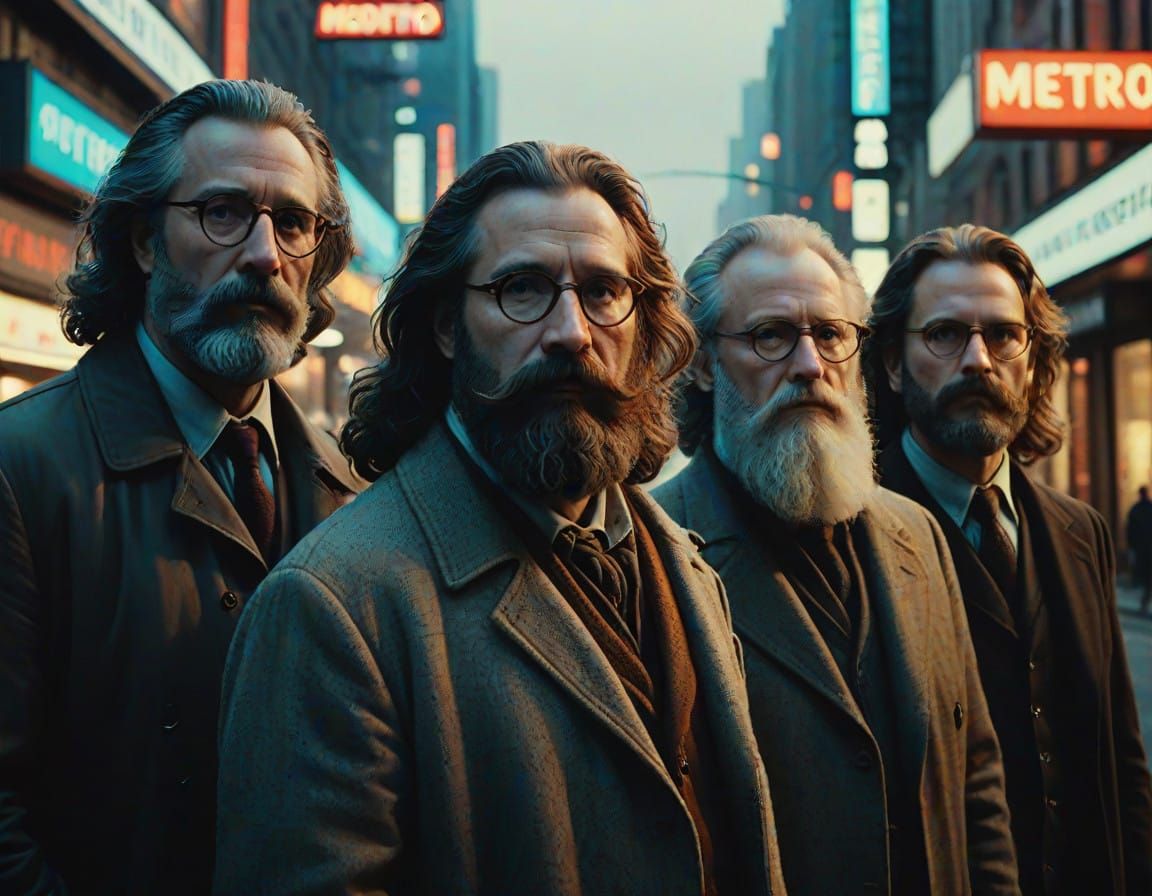 Five Men in Bespectacled Glory, Cinematic Masterpiece