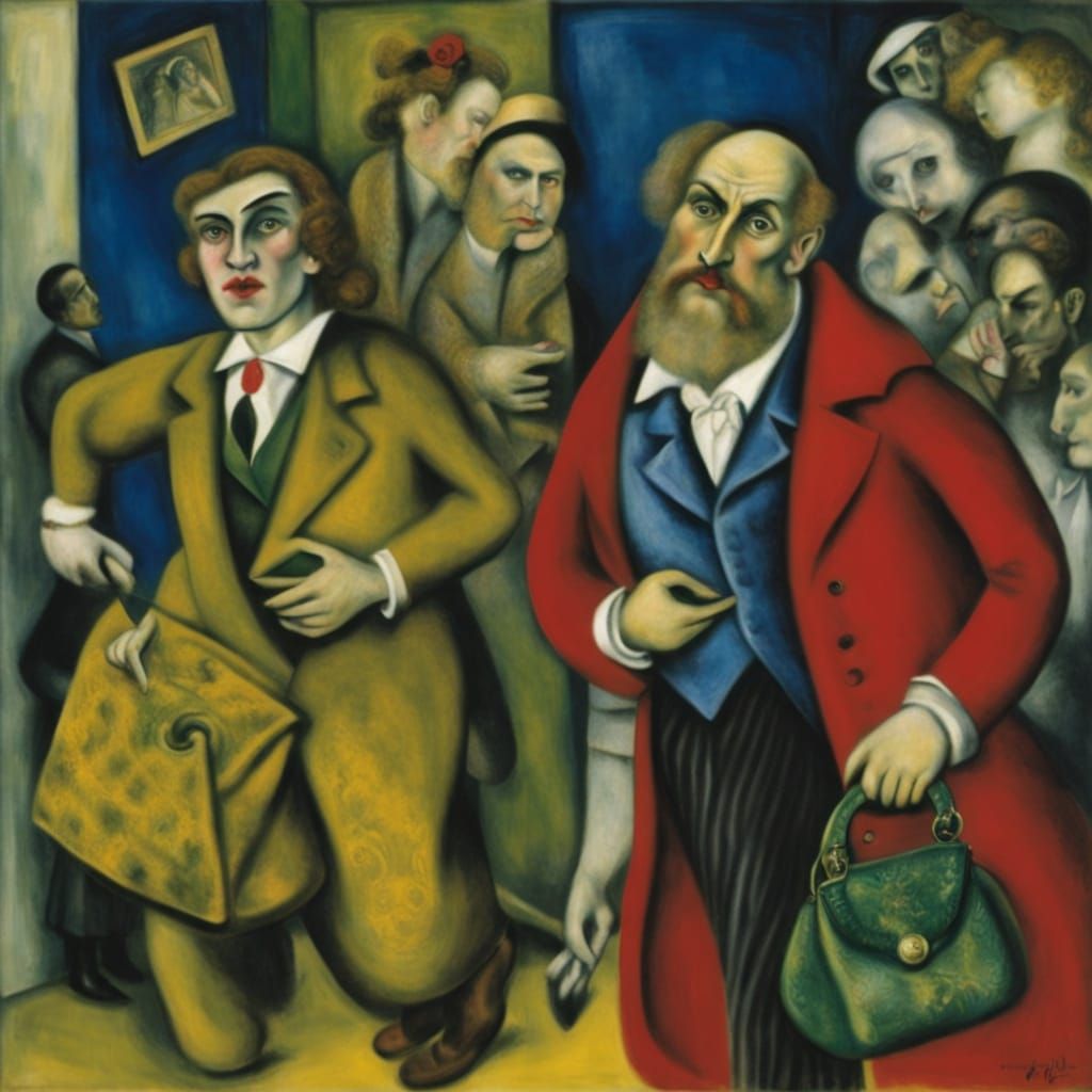 Goldenmouth Pursues Dostoevsky in Otto Dix and Marc Chagall ...