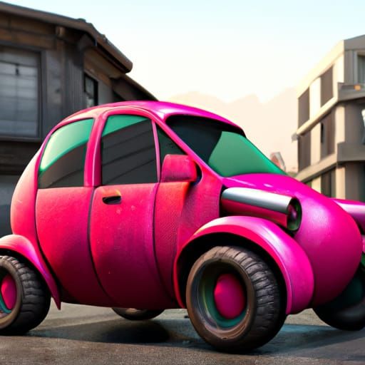 Raspberry Car: Detailed Matte Painting in Unreal Engine