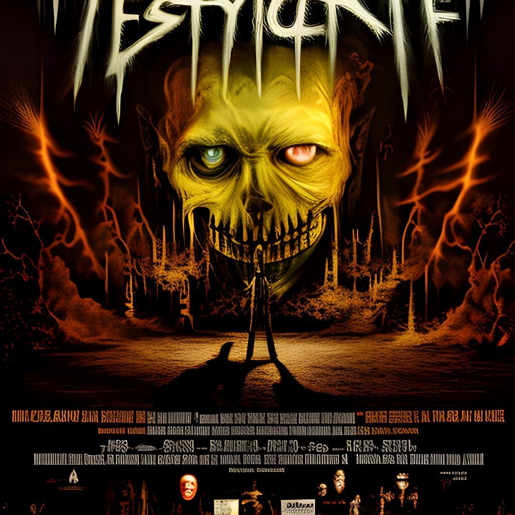 Fantasycore Horror Movie Poster: Dream