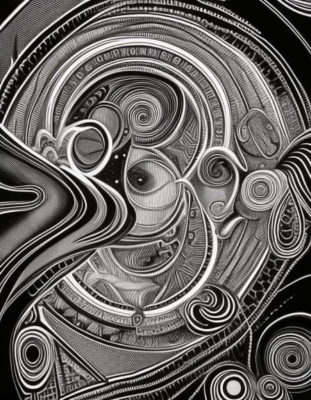 Detailed Mandala Art in Graffiti Style