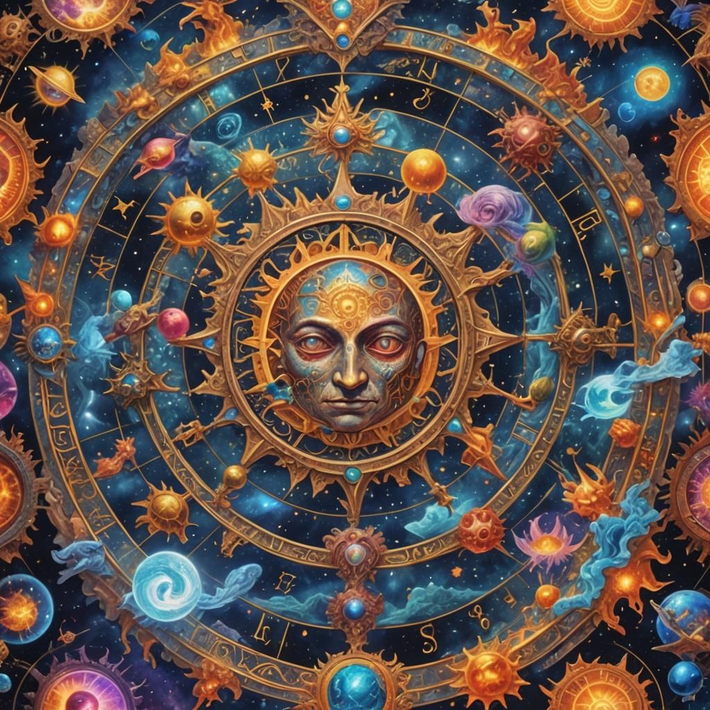 Seven Deadly Sins: Holographic Cosmic Illustration