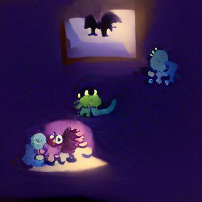 Cute Monsters' Dimly Lit Reunion