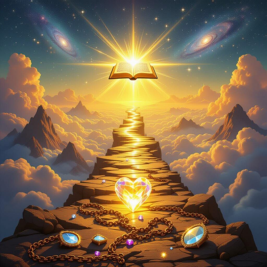 Divine Pathway to Cosmic Grandeur and Enlightenment