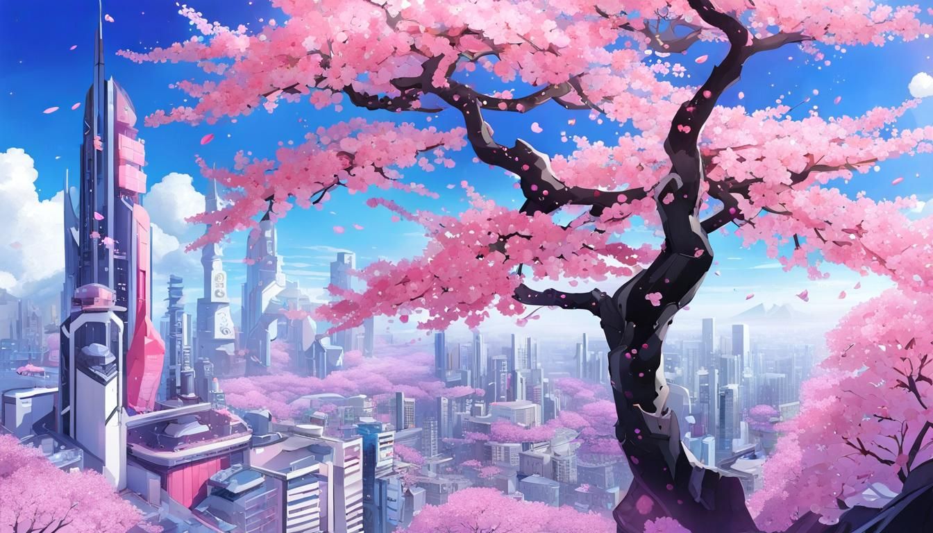 Cyberpunk Candyland: Neo-Tokyo in Pastel