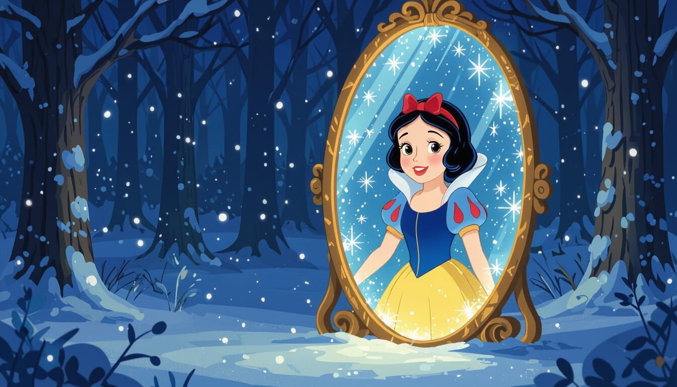 Snow White's Magic Mirror, Disney Anime Style