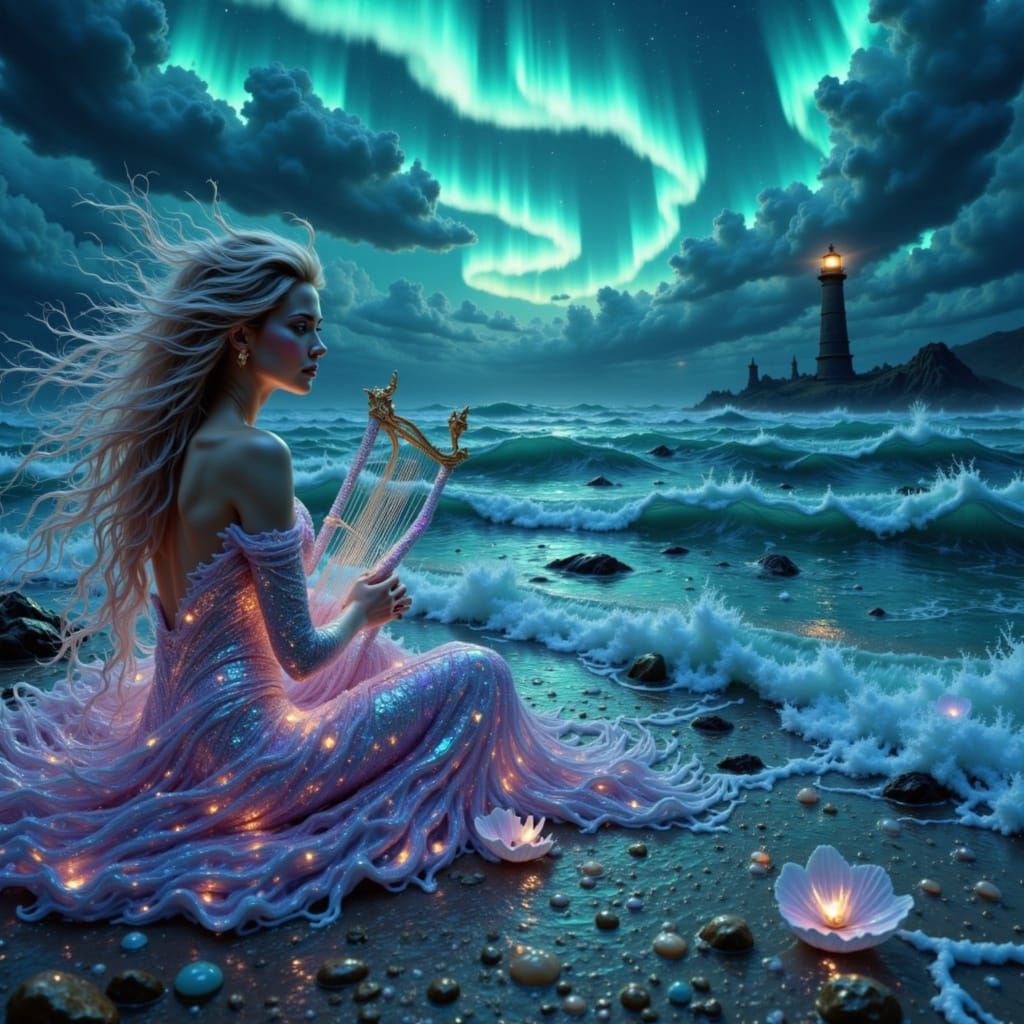 Melancholic Siren Washes Ashore on Crystal Beach