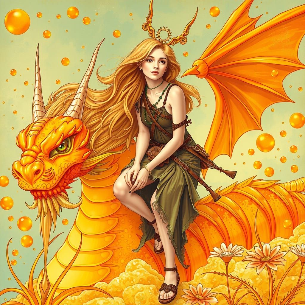 Gummy Dragon Rider in Dream Soda Sea