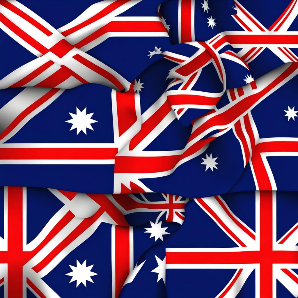 AI Generated Image of the Australian Flag