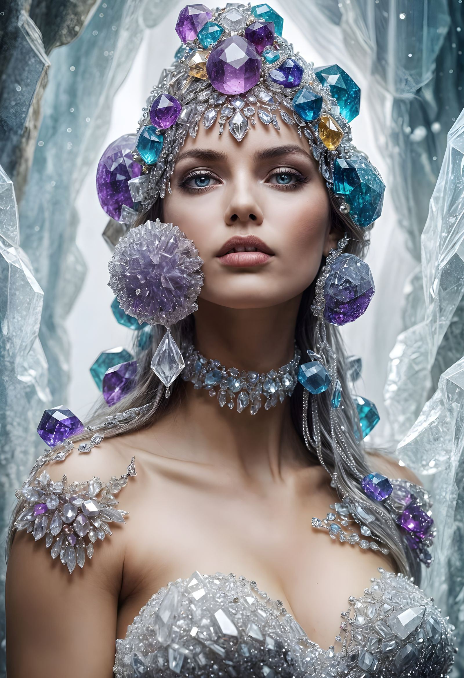 Crystal Goddess in Resplendent Glory