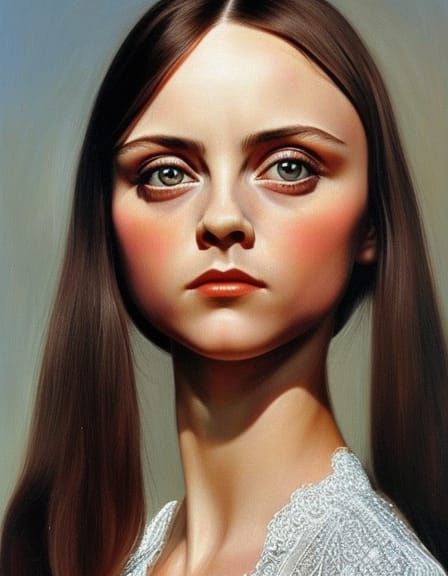 Christina Ricci (Lucien Freud)