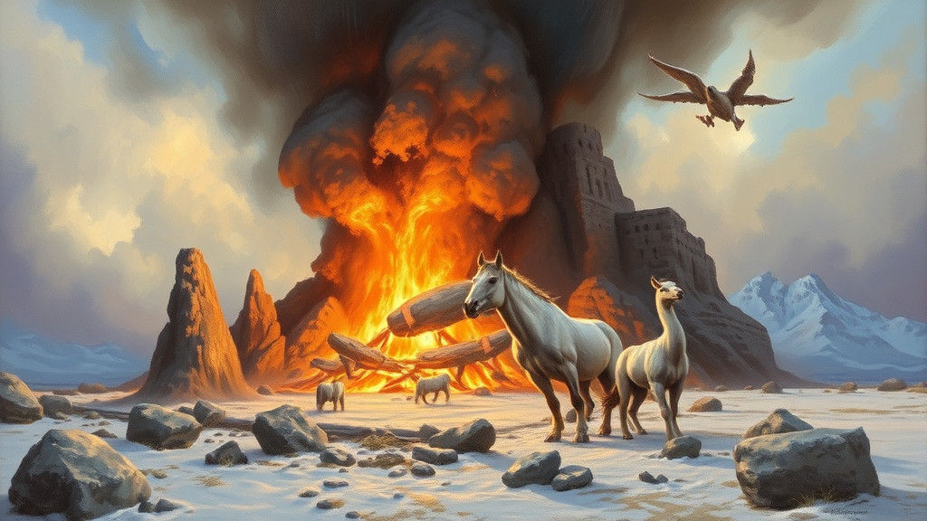 Oil Painting in James Gurney Style