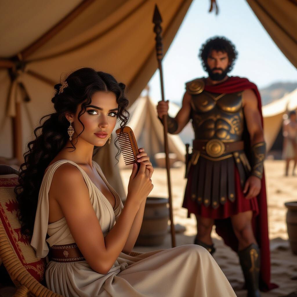 Penelope and Odysseus in Agamemnon's Tent