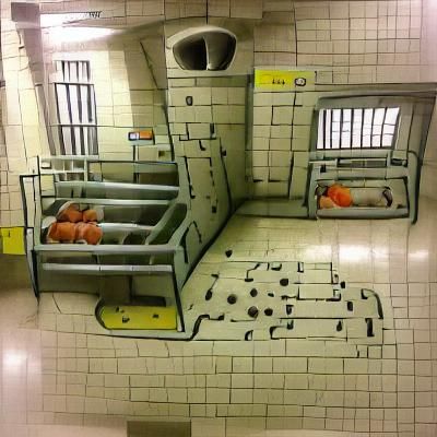 Underground Jail: A Stark Vision of Confinement