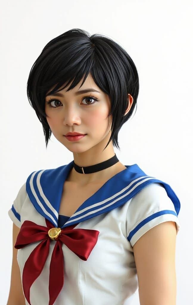 Sailor Mercury and Goku Cosplay Duo