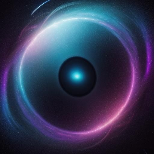 Cosmic Entity Emerges from Wormhole in Surreal Style
