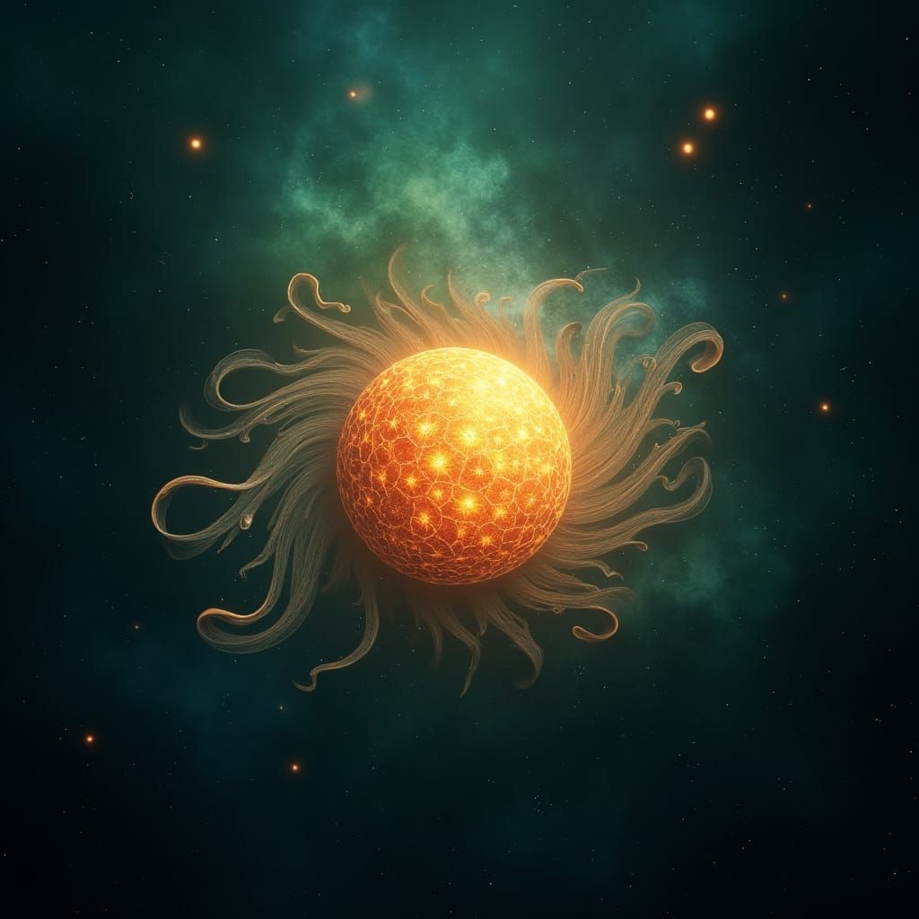 Radiant Star in the Style of Fantasy Concept Art