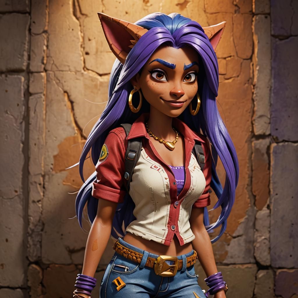 CoCo Bandicoot Grown Up Makeover