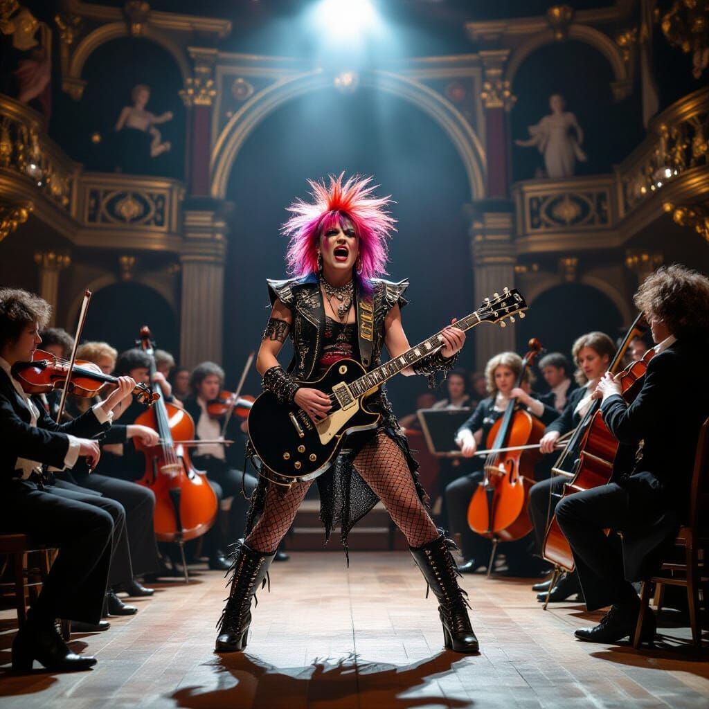 Punk Rocker Disrupts Baroque Concert