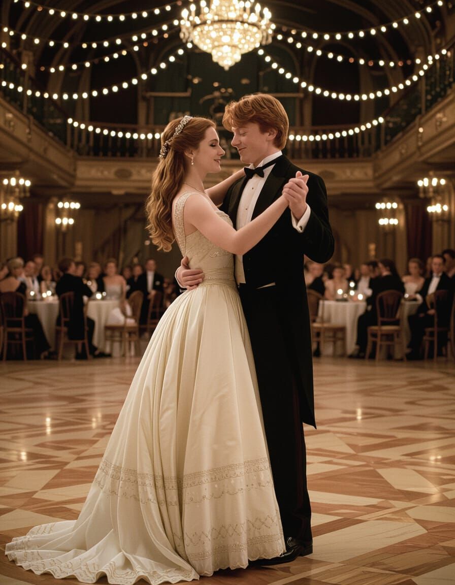 Ron and Hermione's Surreal Ballroom Dance