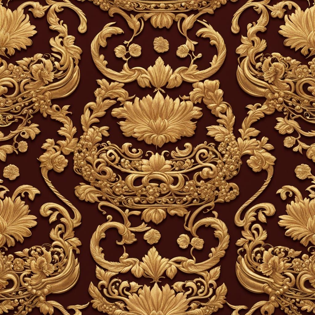 Golden Baroque Coin Masterpiece with Snake and Opal