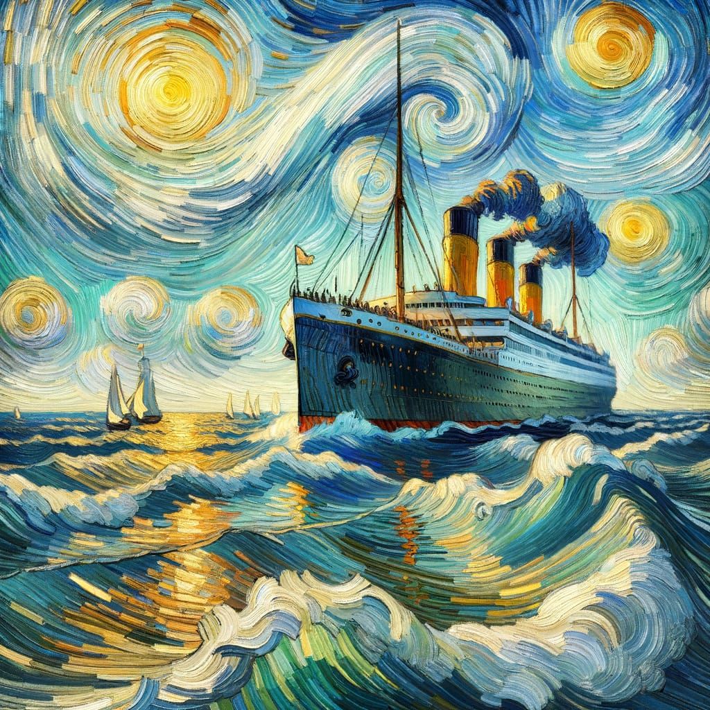 When Van Gogh maid unknown maritime paintings !