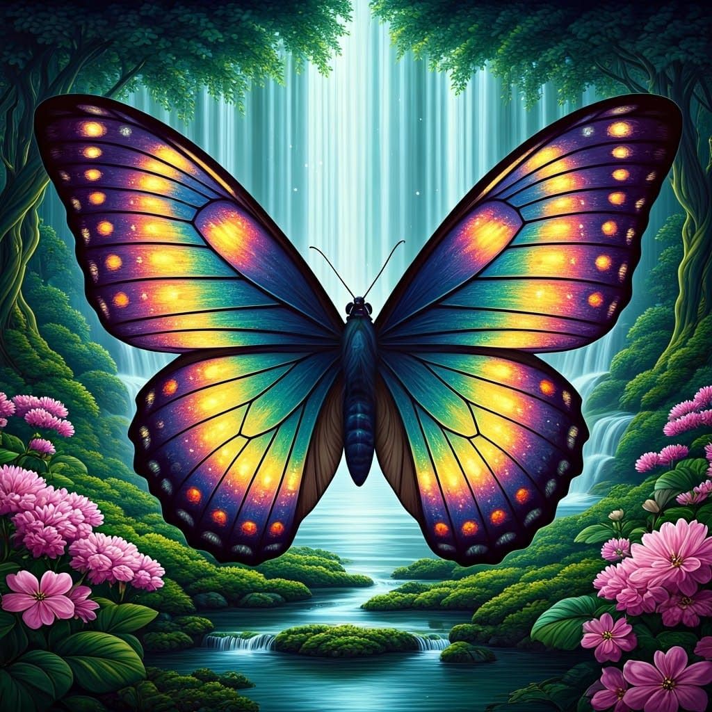 Butterfly Fairyland Dreamscape Art