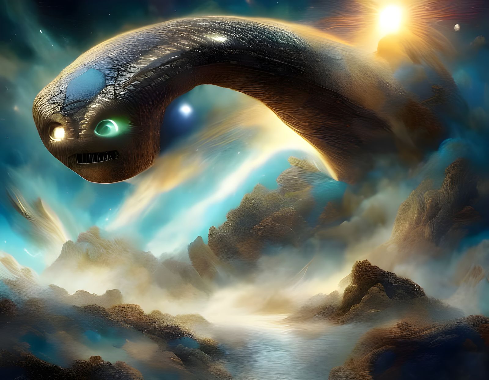 Prehistoric First Contact with Extraterrestrials in Biopunk ...