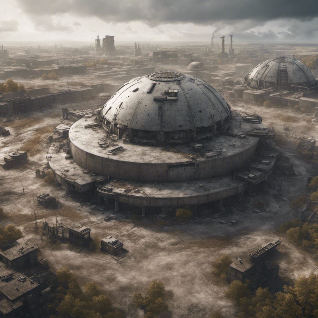 Post-Apocalyptic AI in Dome, 3D Game Cinematic