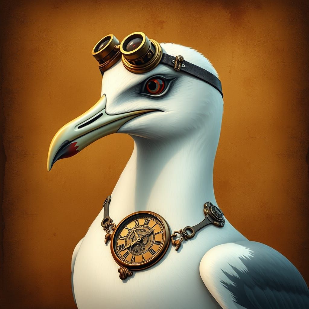 Regal Seagull in Industrial Futurist Style