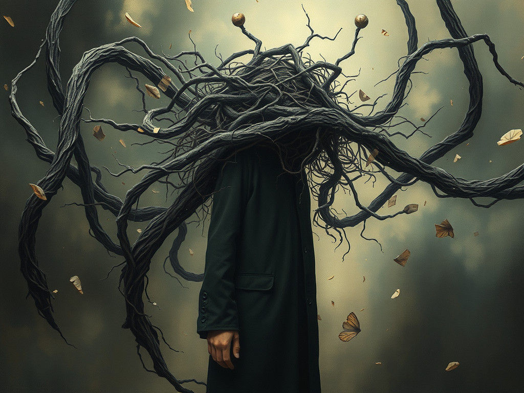 Whispered Words: A Beksiński-Inspired Vision