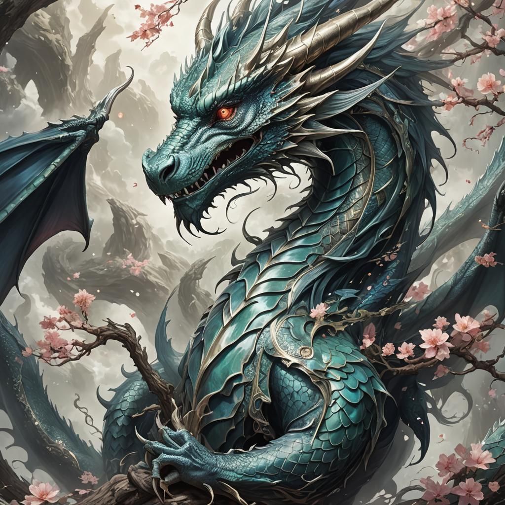 Ethereal Dragon Soul: A Vision of Inner Beauty