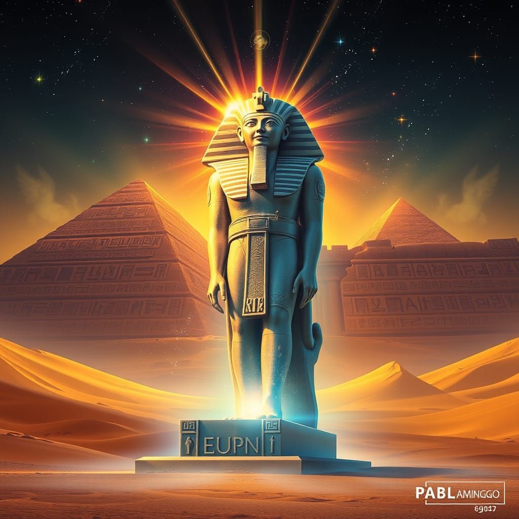 Egyptian Pharaoh Ramses II Radiates Cosmic Energy