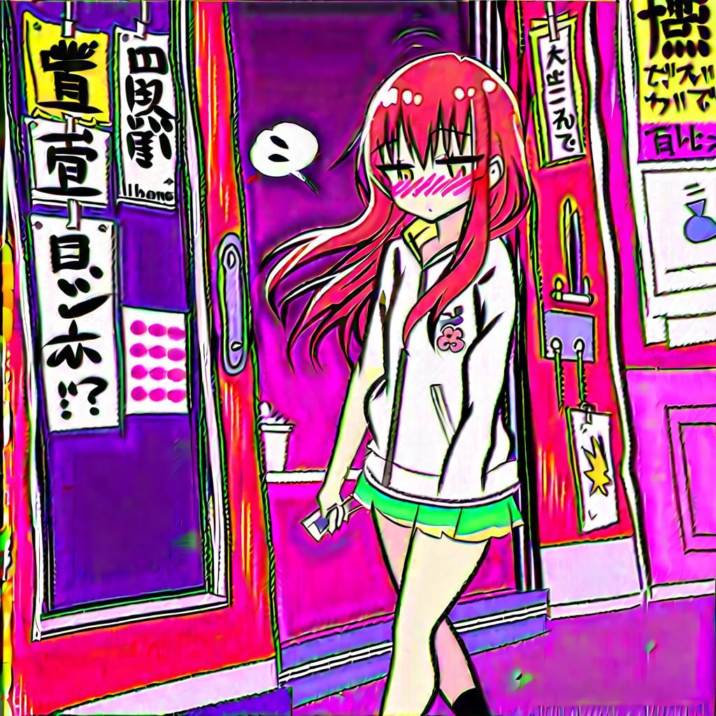 Pretty Woman Walks Home Alone in Shibuya