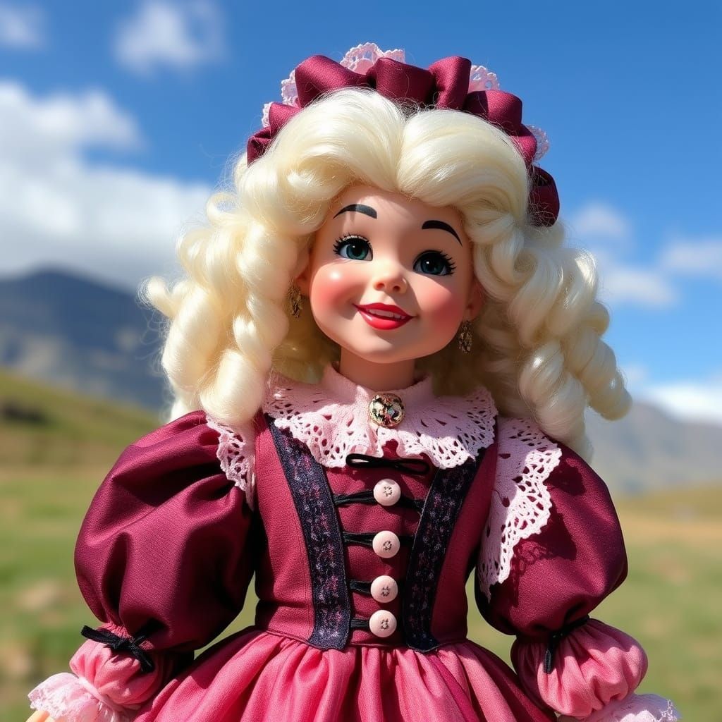 Dolly Parton as a Doll