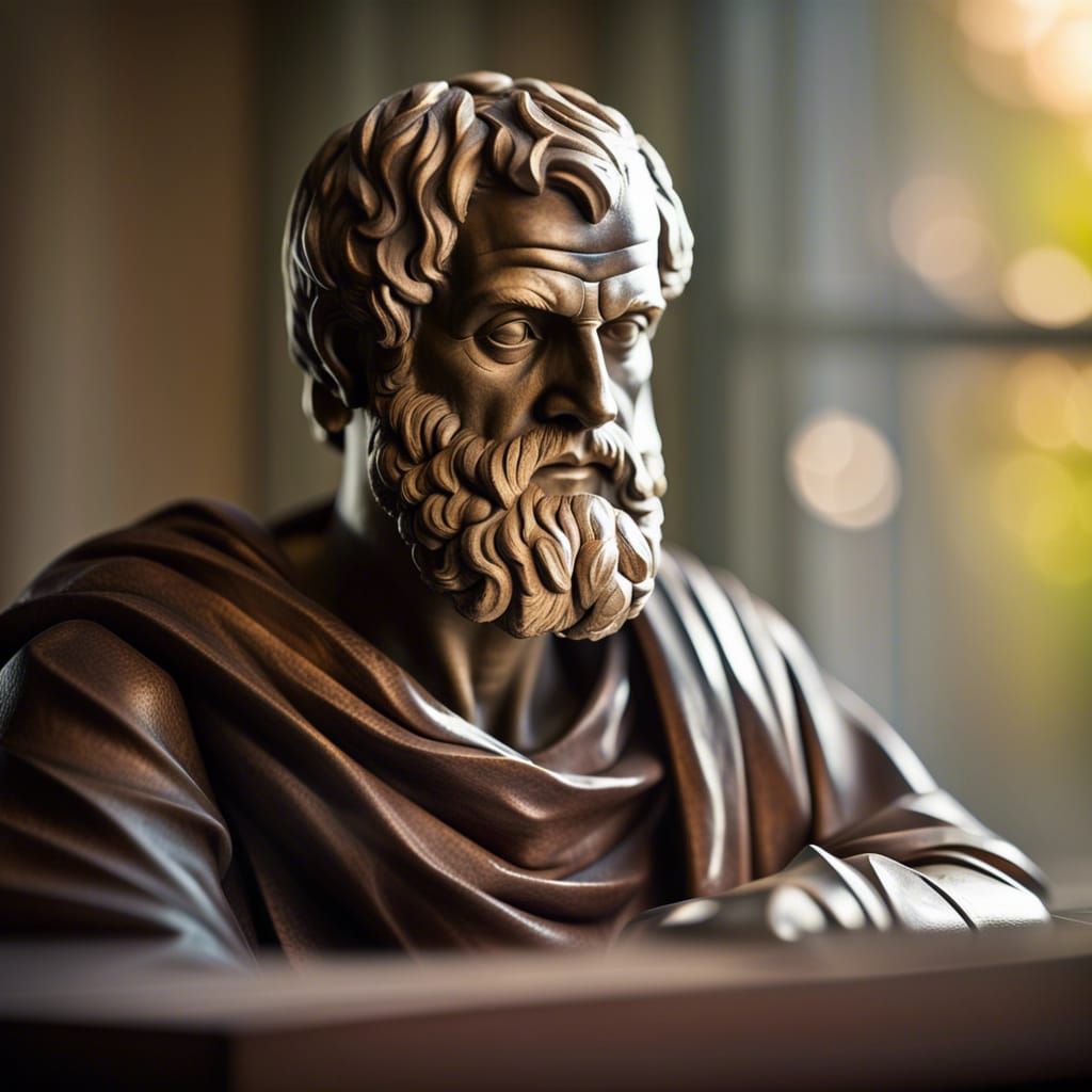 Aristotle Portrait in Natural Lighting