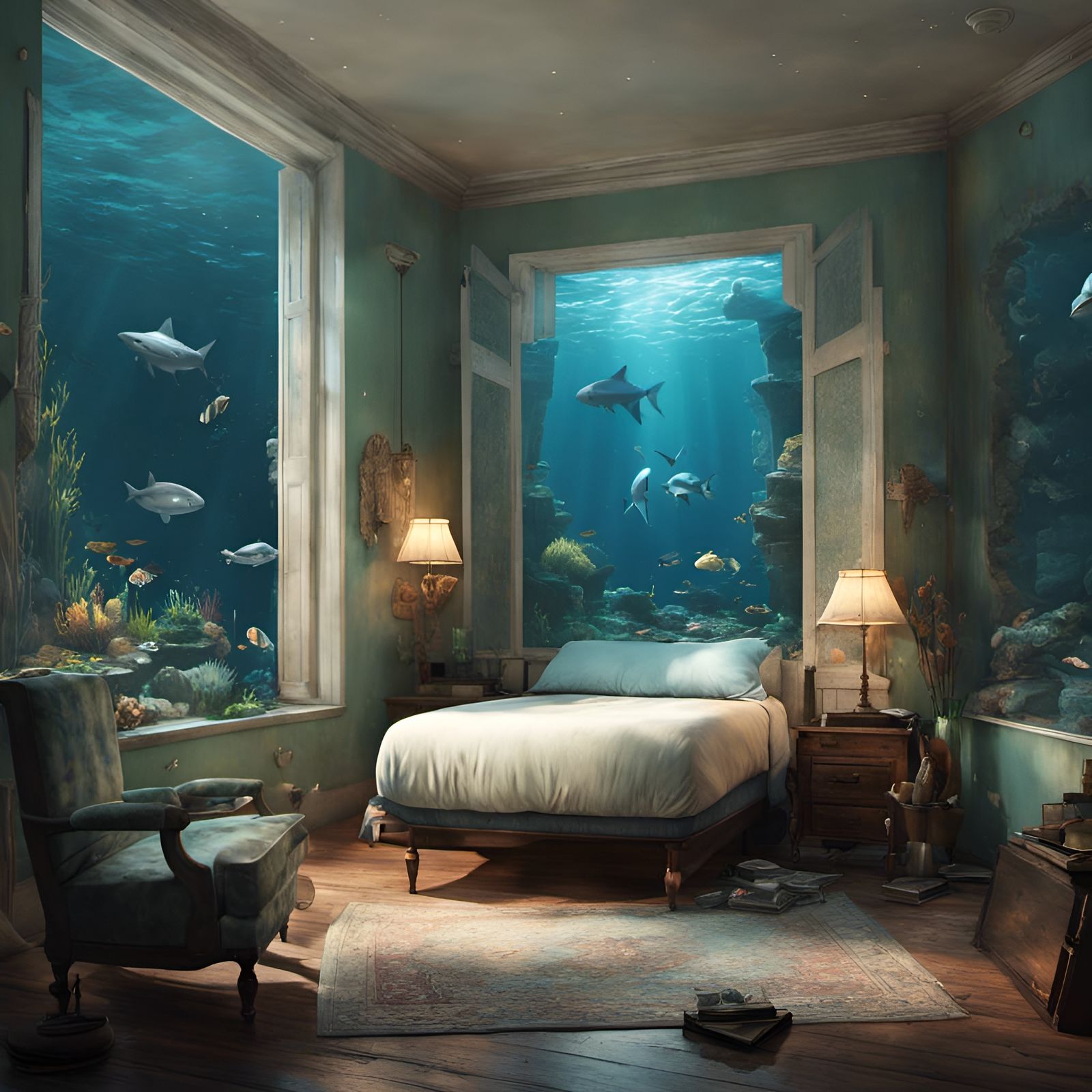 My Dream Bedroom Underwater