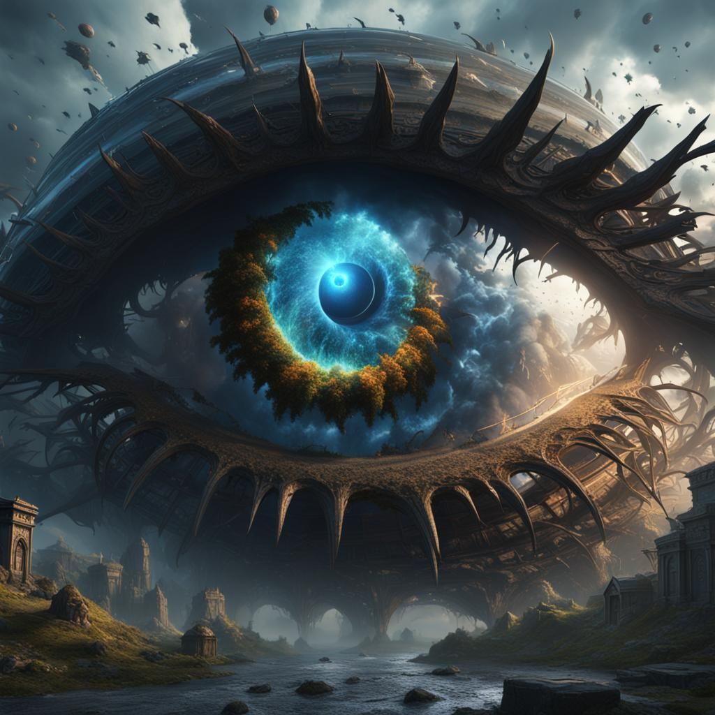Eye of the Storm: Detailed Matte Painting