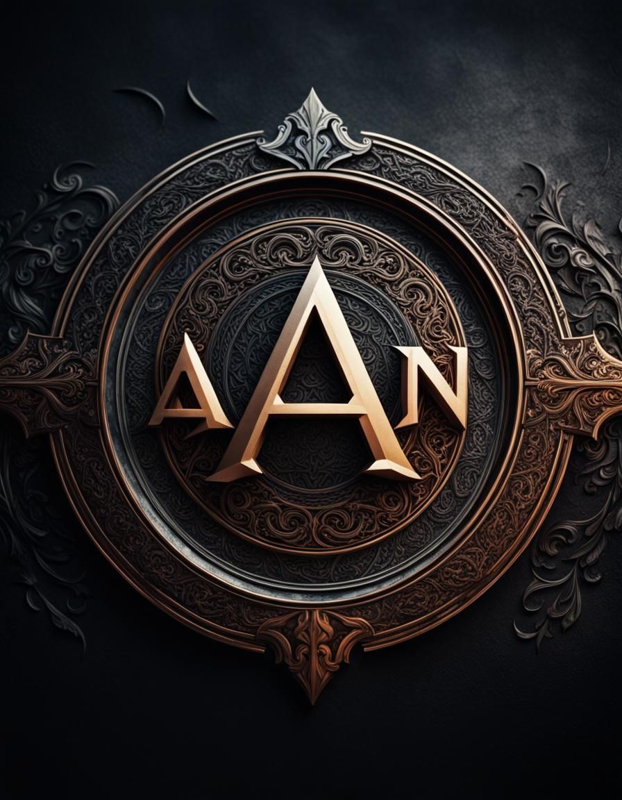 A-A-N Initials Logo